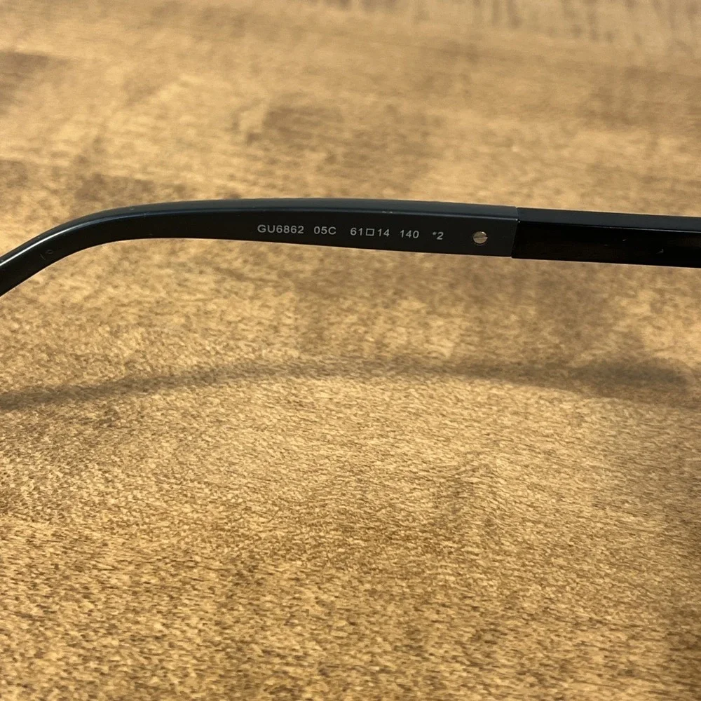GUESS GU6862 05C Matte Black Aviator Sunglasses Frames  61-14-140‎ - Read Desc!